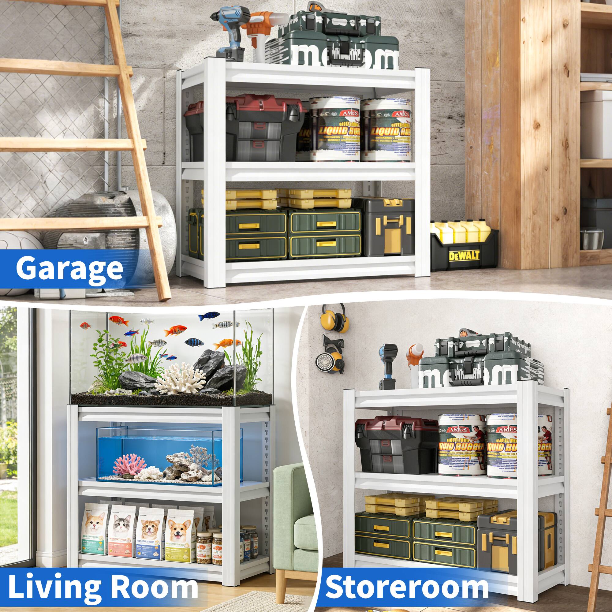 Garage  
Living Room  
Storeroom