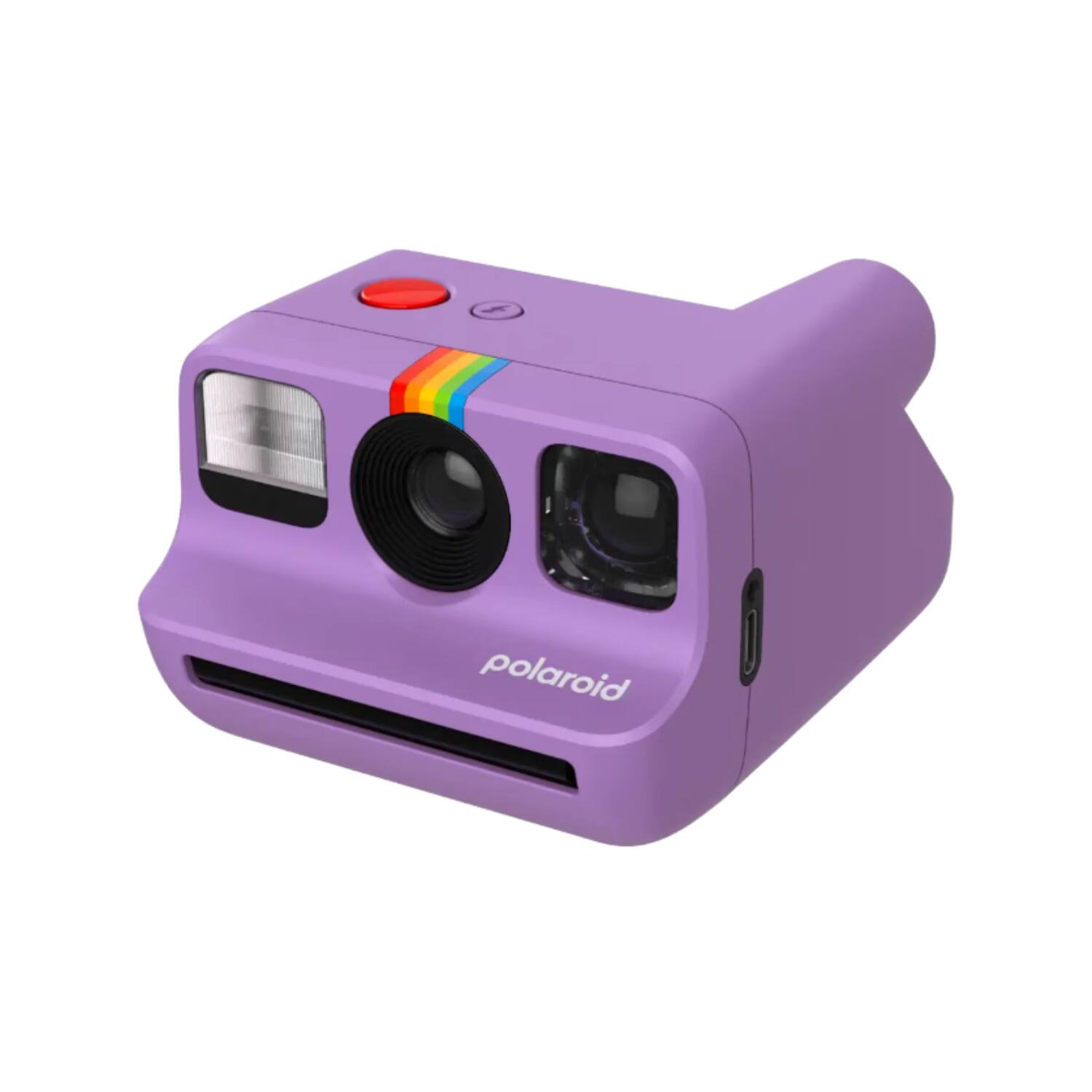 Left. Polaroid Originals - Polaroid Go Gen 2 Instant Camera with Color Go Film and USB-C Charging (Purple).