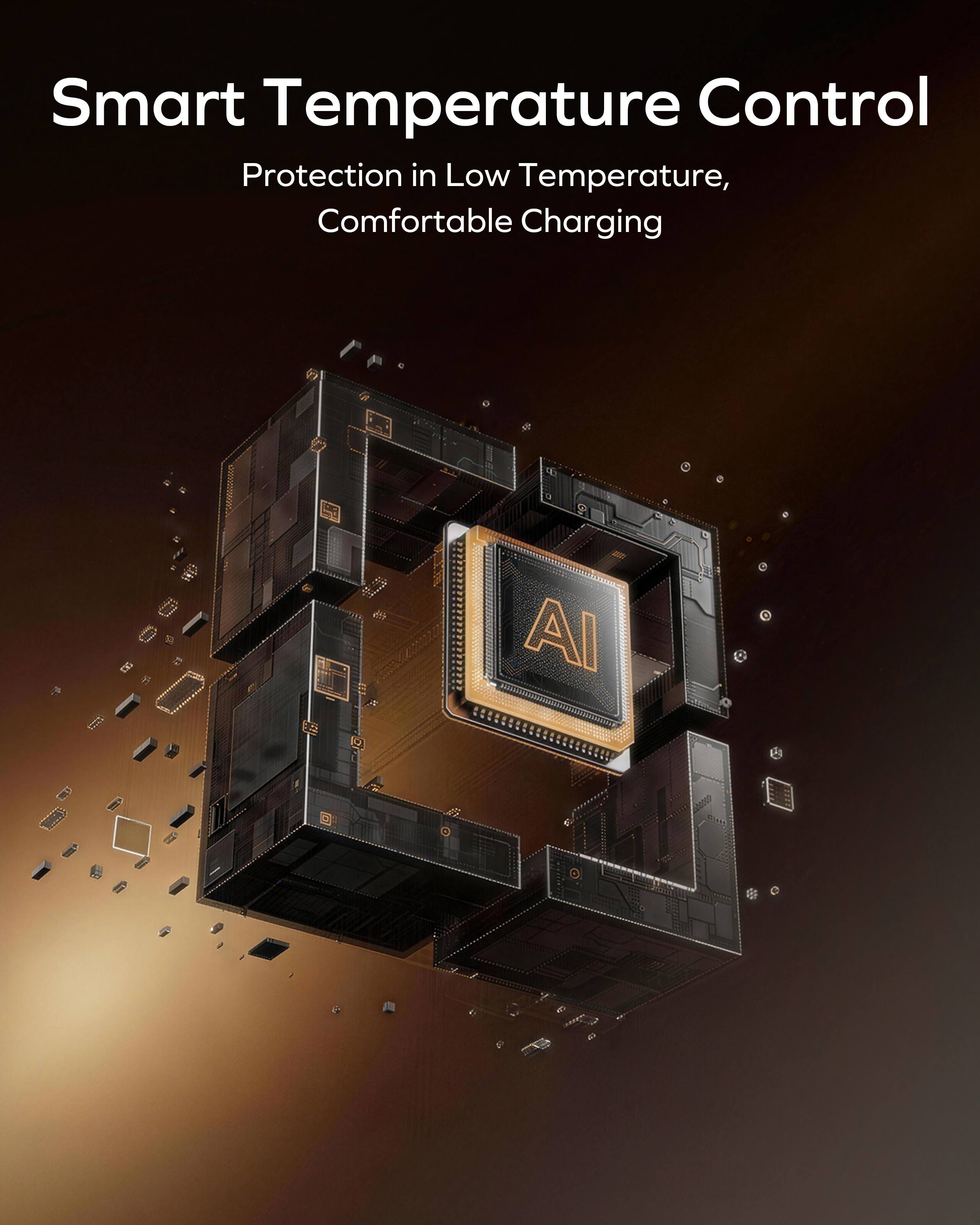 Smart Temperature Control  
Protection in Low Temperature,  
Comfortable Charging