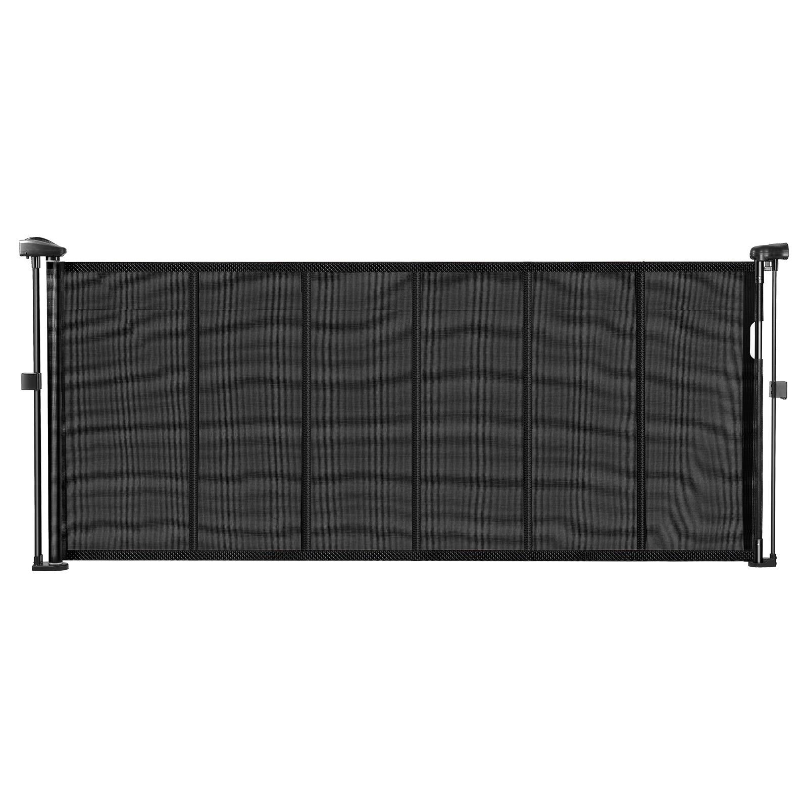 Alt View 5. VEVOR - Retractable Baby Gate, 34 inch Tall, Extends up to 71 inch Wide, Retractable Gate for Kids or Pets, Mesh Material.
