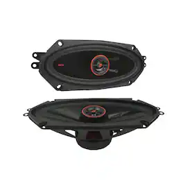 Cerwin Vega - Cerwin-Vega- H7410 - HED Series 4"×10" 2-Way Coaxial Speakers - Black and Red