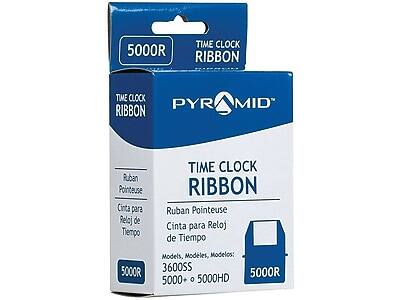 5000R TIME CLOCK RIBBON  
TIME CLOCK RIBBON  
Ruban Pointeuse  
Cinta para Reloj de Tiempo  

Models, Modèles, Modelos:  
3600SS  
5000R  
5000+  
5000HD  

PYRAMID