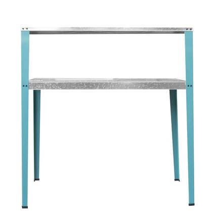 Front. AmeriHome - Multi-Use Steel Table/Work Bench with Teal Legs - Multicolor.
