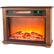Alt View 26. Lifesmart - 3 Quartz Infrared Fireplace Heater with Remote - Black.