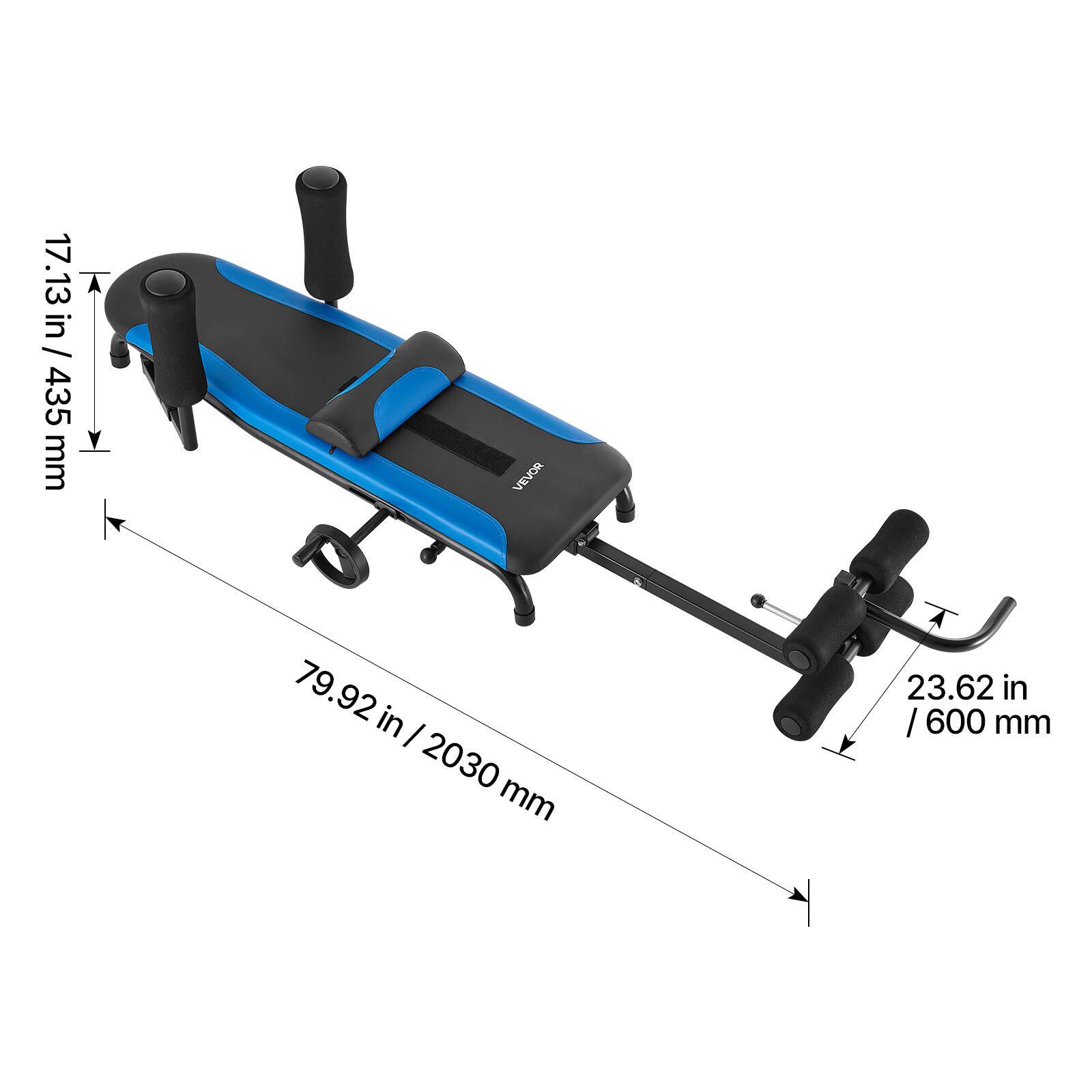 17.13 in / 435 mm  
79.92 in / 2030 mm  
23.62 in / 600 mm