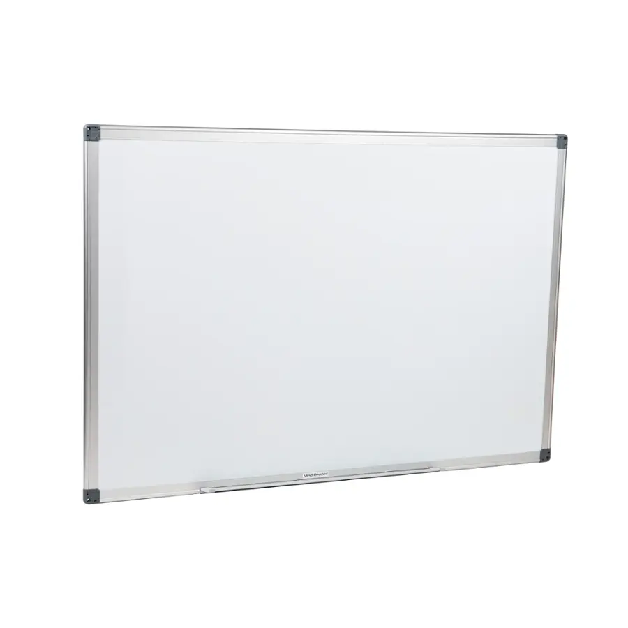 Alt View 17. Mind Reader - Dry Erase Magnetic White Board, Wall Mount with Eraser Marker Shelf, Office, 35.5"L x 23.5"W x 0.5"D - White.