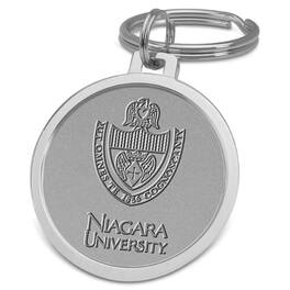 Jardine - Niagara University Purple Eagles Team Logo Split-Wire Key Ring - Silver