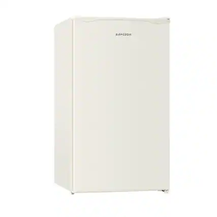 Front. BANGSON - BANGSON 3.2 Cu.Ft Mini Fridge Freezer, Compact Refrigerator for Dorm Bedroom Apartment, Cream White - Cream White.