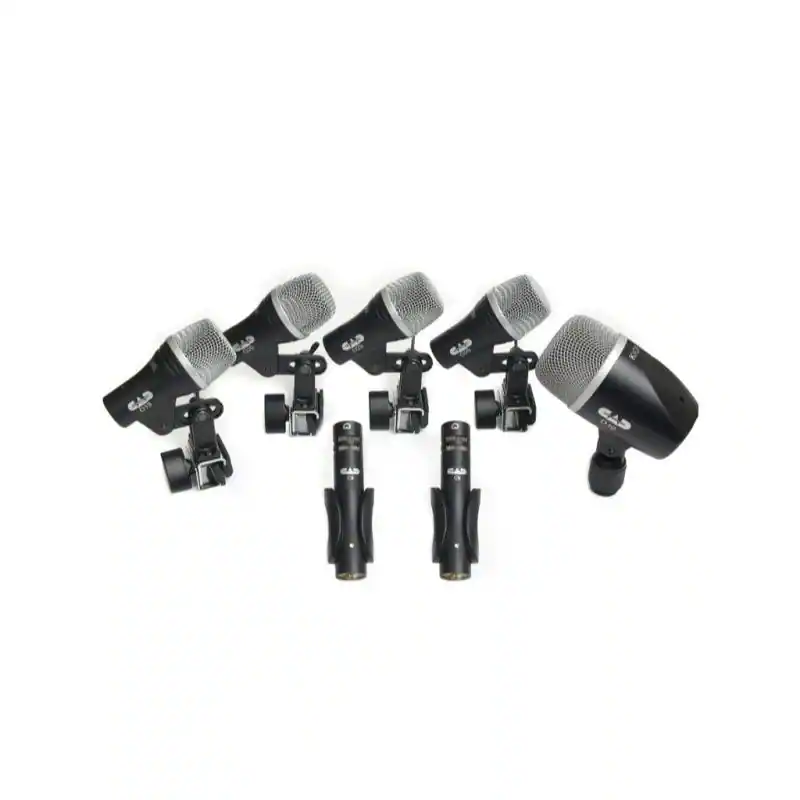 Angle. CAD Audio - CAD Audio Stage7 Drum Microphone Pack - Black.
