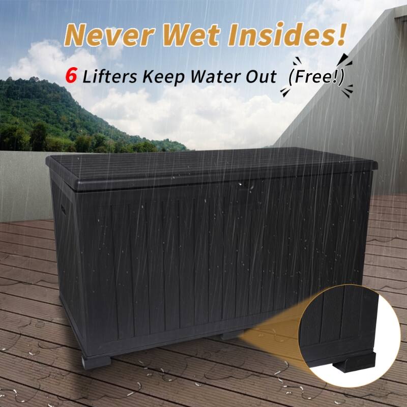 Never Wet Insides!  
6 Lifters Keep Water Out (Free!)