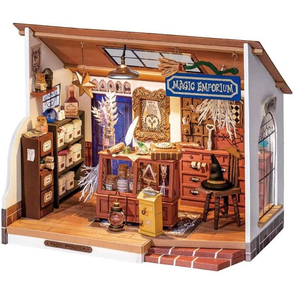 Rolife - DG155 DIY Miniature House Kit - Kiki Magic Emporium - Black
