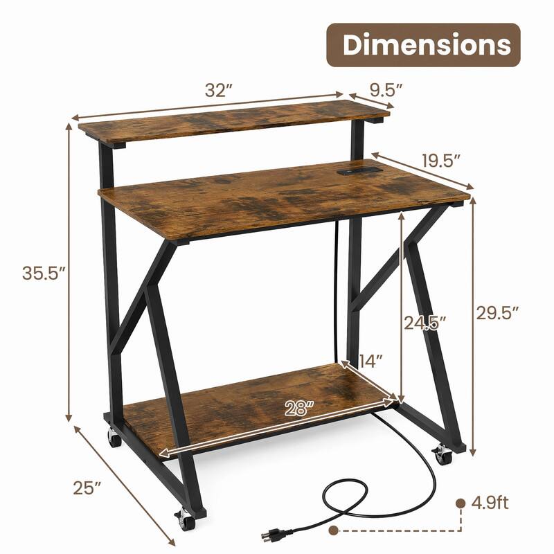 Dimensions: 32" x 9.5" x 19.5" x 35.5" x 24.5" x 29.5" x 14" x 28" x 25" x 4.9ft