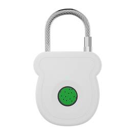 Cluzine - Mini Smart Fingerprint Padlock,Portable,For Luggage,Locker,Gym,Student Dorm