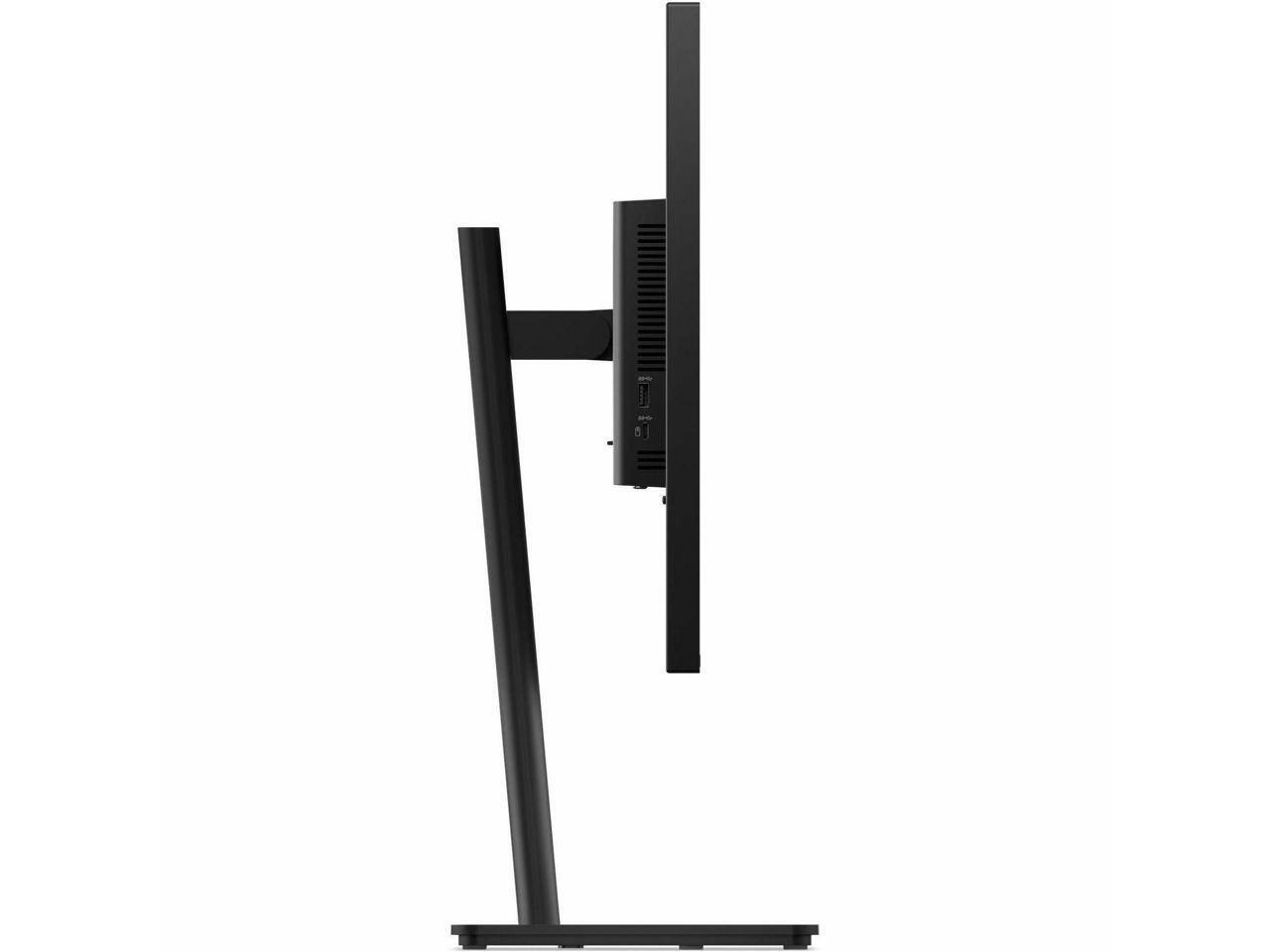 Alt View 2. Lenovo - Lenovo ThinkVision T27-40 27" Full HD LED Monitor - 1920x1080 - 120Hz - USB-C, HDMI, VGA, DP, USB Hub - Eclipse Black.