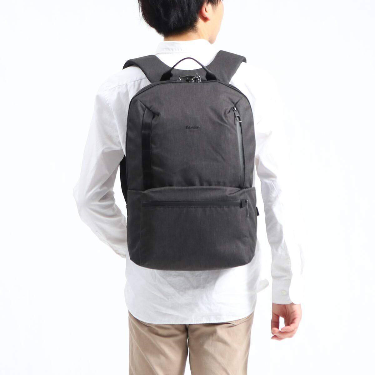 Angle. Pacsafe - Pacsafe Metrosafe X 20L backpack (Black) - Slate.
