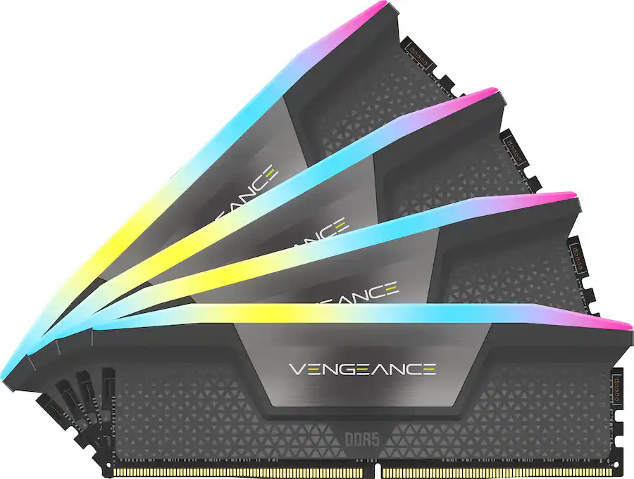 CORSAIR VENGEANCE RGB 32GB (2x16GB) DDR5 6400MHz C36 AMD CORSAIR VENGEANCE RGB 32GB (2x16GB) DDR5 6400MHz C36 AMD