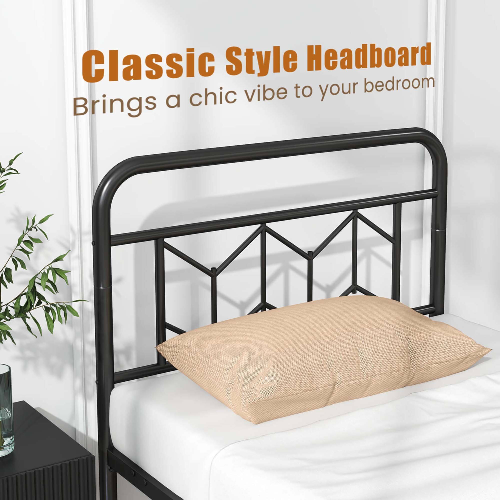 Classic Style Headboard brings a chic vibe to your bedroom.