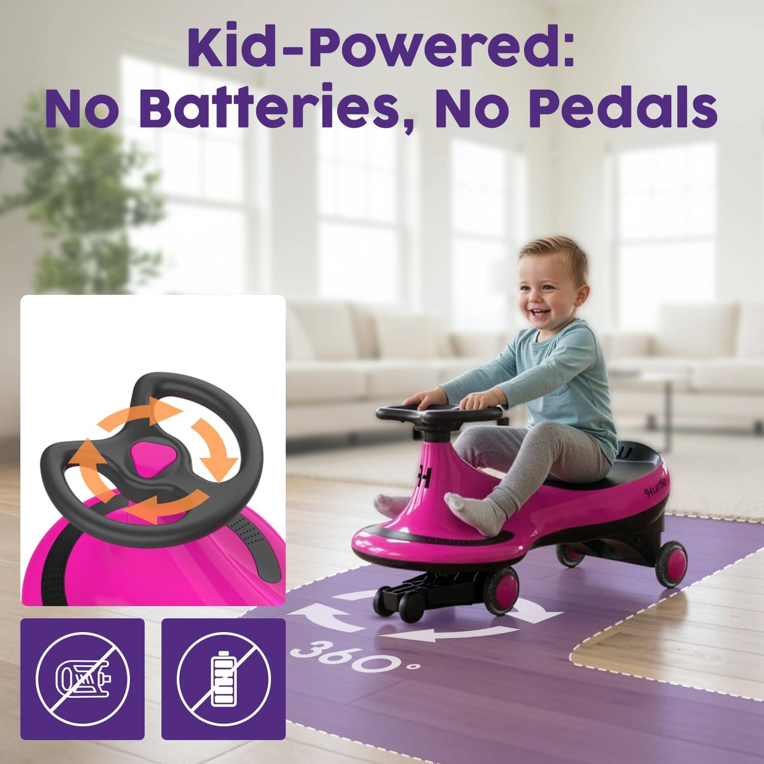 Kid-Powered: No Batteries, No Pedals