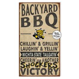 Jardine - Wichita State Shockers 11'' x 20'' Indoor/Outdoor BBQ Sign - Brown