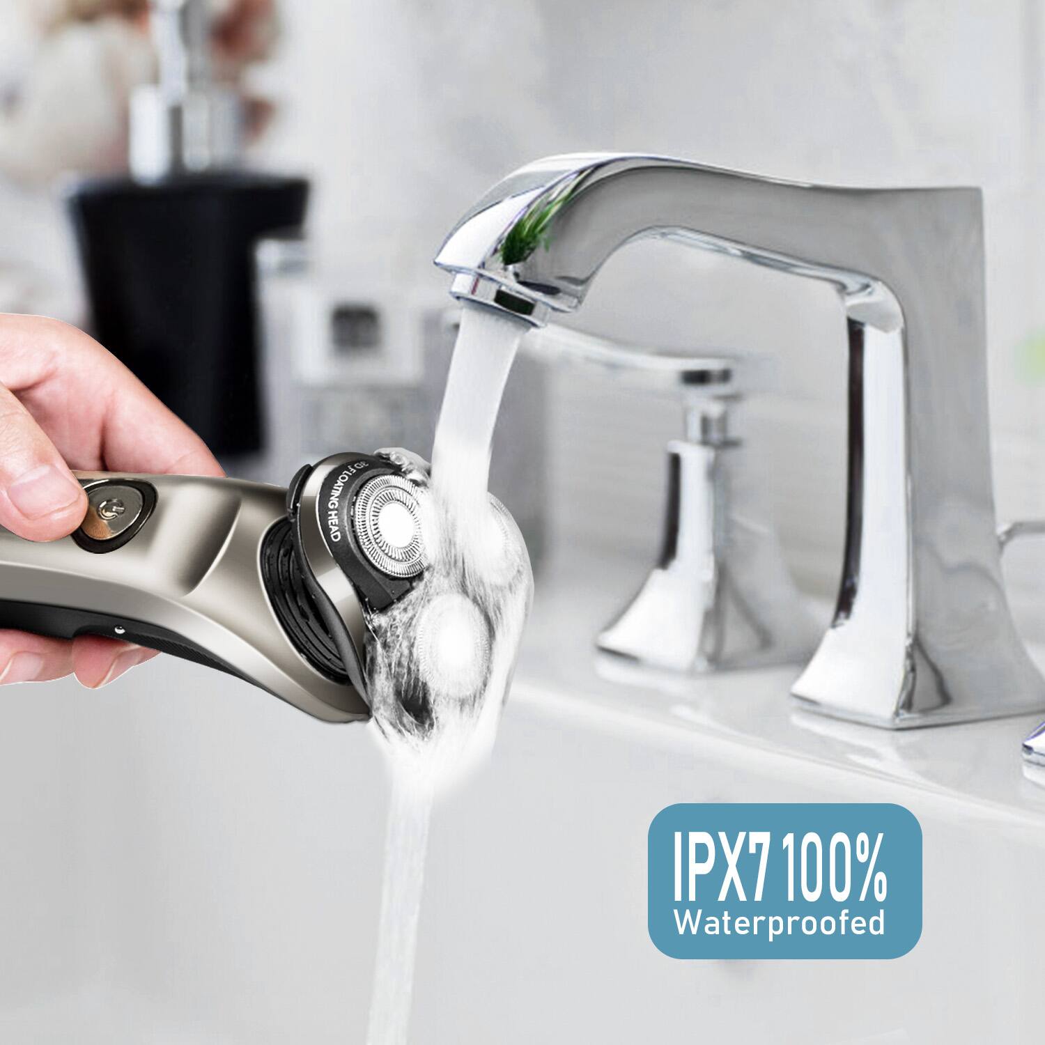 IPX7 100% Waterproofed