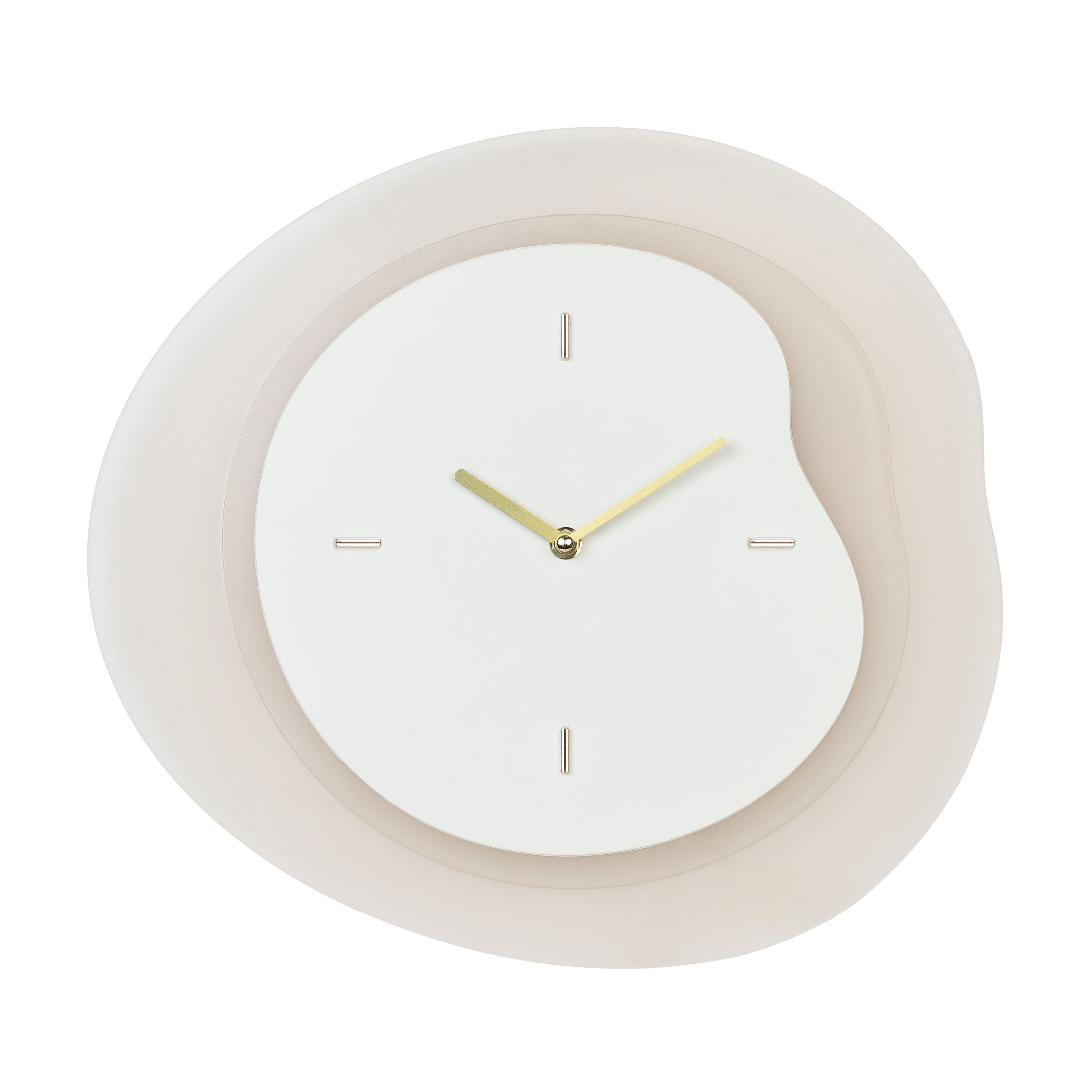 La Crosse Clock Co. - 15.2 Inch Drift Analog Quartz Wall Clock - Taupe price history on PriceWatchPro