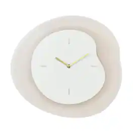 La Crosse Clock Co. - 15.2 Inch Drift Analog Quartz Wall Clock - Taupe