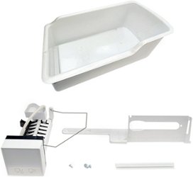 Icemaker Kit for Most Frigidaire 27 to 28 Cu. Ft. Bottom-Mount Refrigerators - White - Front_Zoom