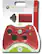 Front Standard. Microsoft - Limited Edition Red Wireless Controller with Play & Charge Kit for Xbox 360.