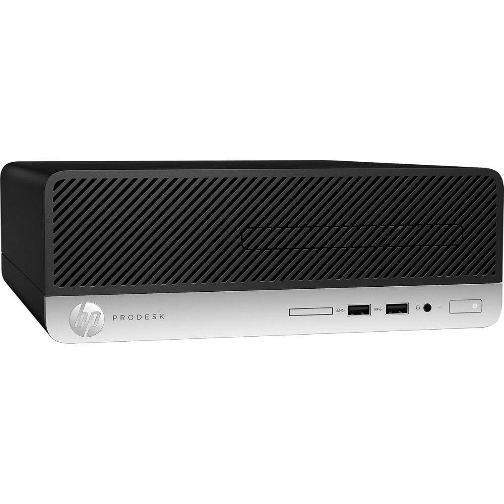 Alt View 1. HP - ProDesk 400 G6 SFF Intel Core i5-9500 3 GHz 16 GB DDR4 256 GB SSD Intel UHD Graphics 630 Windows 11 Pro Desktop, Black - Black.