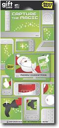 Front Large. Best Buy GC - $25 Santa Magic Gift Card.