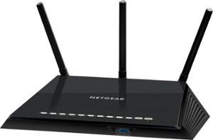 NETGEAR - AC1750 Dual-Band Wi-Fi 5 Router - Black - Front_Zoom