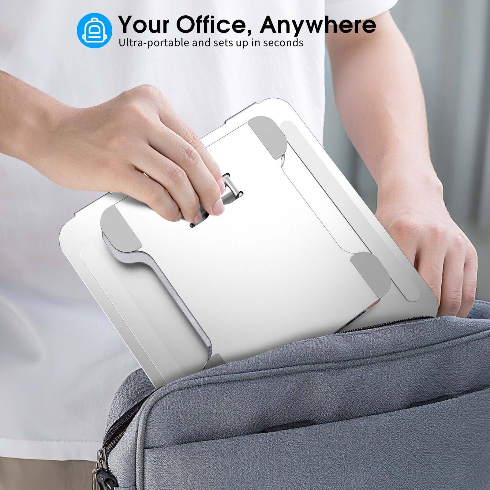 Your Office, Anywhere  
Ultra-portable and sets up in seconds