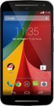 Front Zoom. Motorola - Moto G 2nd Generation Cell Phone (Unlocked) (U.S. Version) - Black.