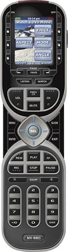 Front. Universal Remote Control - 48-Device Universal Remote - Black.