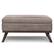 Alt View 12. Simpli Home - Owen XL Square Coffee Table Storage Ottoman - Distressed Grey Taupe.