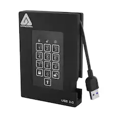 APRICORN
1 ABC 2 DEF 3 GHI 4 JKL 5 MNO 6 PQR 7 TUV 8 WXYZ 9 0
USB 3.0
