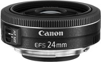 Front Zoom. Canon - EF-S24mm F2.8 STM Standard Prime Lens for EOS DSLR Cameras - Black.