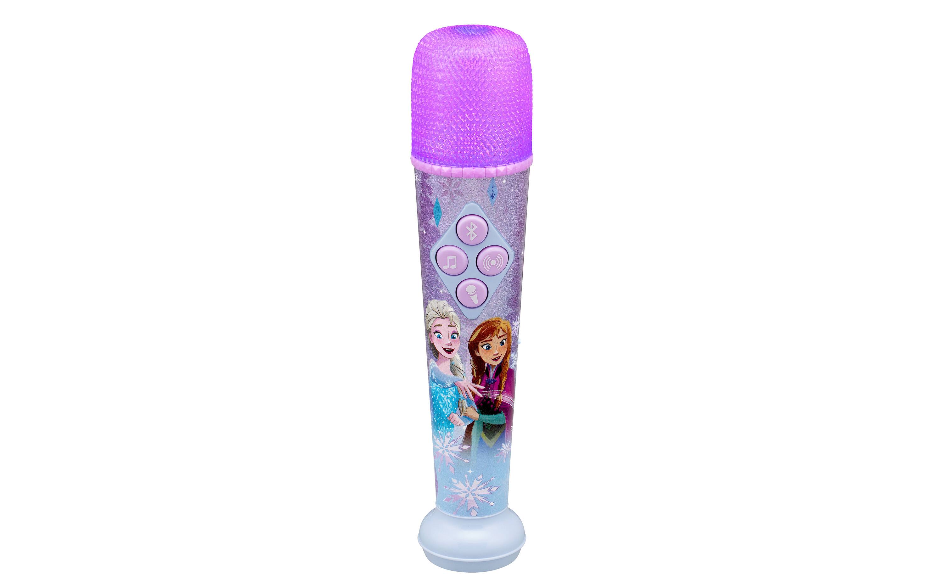 Front. eKids - eKids Disney Frozen Bluetooth Karaoke Microphone for Kids.