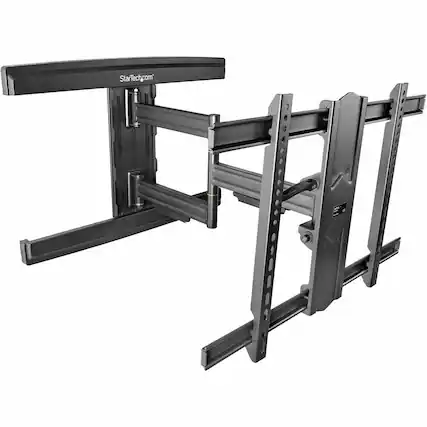 Front. StarTech.com - TV Wall Mount for up to 80" VESA Mount Displays - Low Profile Full Motion TV Mount - Adjustable Articulating Arm - Black.
