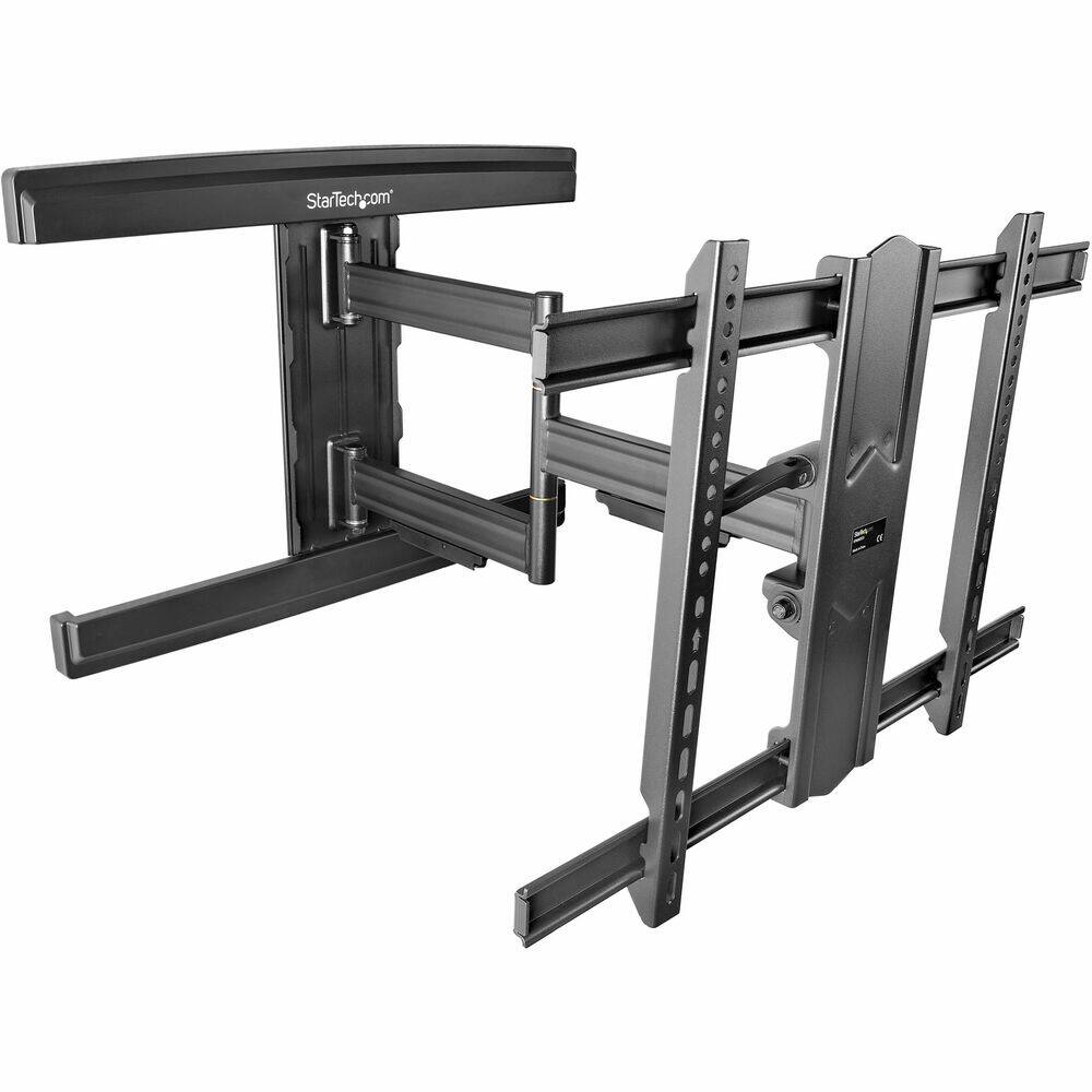 Front. StarTech.com - TV Wall Mount for up to 80" VESA Mount Displays - Low Profile Full Motion TV Mount - Adjustable Articulating Arm - Black.