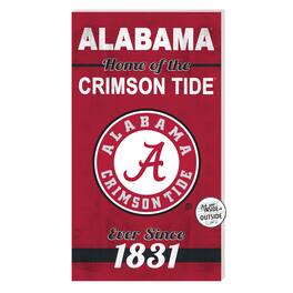 Jardine - Alabama Crimson Tide 11'' x 20'' Home Of The Sign - Red