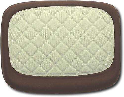 Front Standard. Memorex - Lap Office Laptop Pad - Brown/Cream.