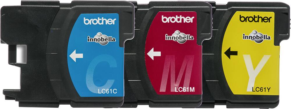 Alt View 11. Brother - LC613PKS 3-Pack Standard-Yield Ink Cartridges - Cyan/Yellow/Magenta - Cyan/Yellow/Magenta.