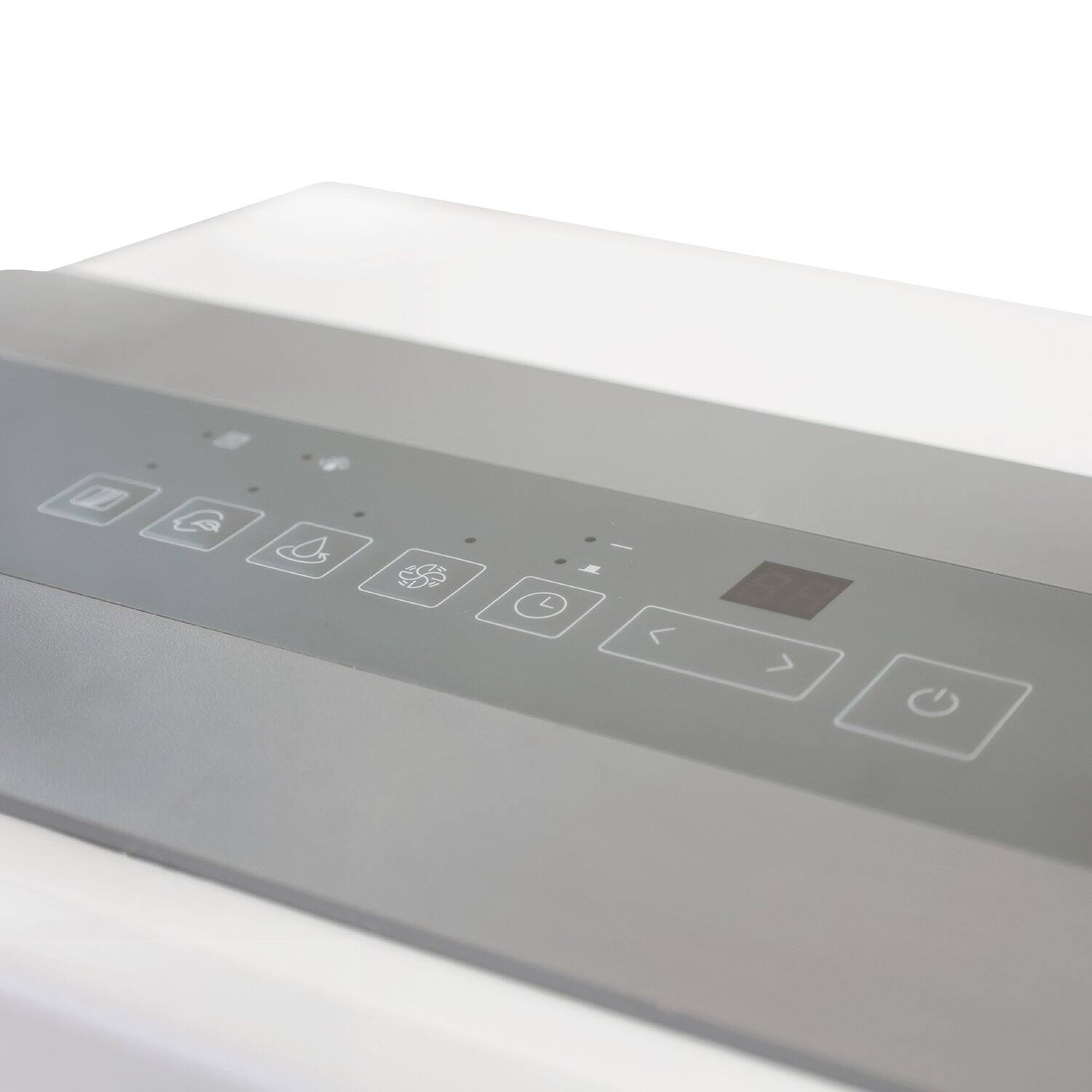 Alt View 8. Keystone - 50 Pint Dehumidifier with Electronic Controls - White.