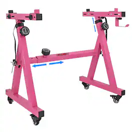 5 CORE - Keyboard Stand Z Shape Adjustable Foldable Heavy Duty Key Board Piano DJ Controller Stands - Baby Pink