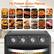 14 Preset Auto-Menus
Convenient control
Chips
Wing
Chicken
Fish
Steak
Shrimp
Dehydrate
Bake
Biscuits
Pizza
Bread
Cake
Grill
Thaw
- Air Fry
- Air Roast
- Bake
- Grill
- Oven
- Timer
- Power