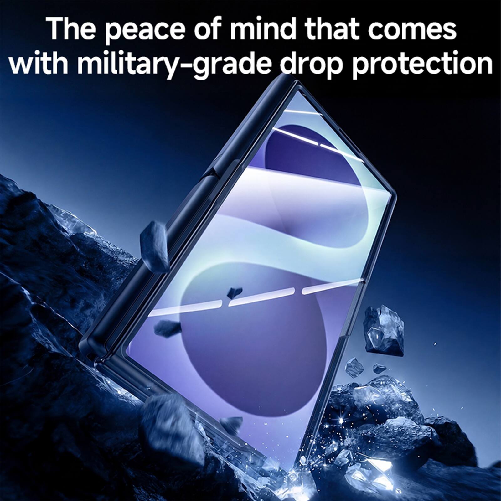 The peace of mind that comes with military-grade drop protection