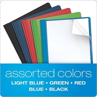 assorted colors  
LIGHT BLUE • GREEN • RED  
BLUE • BLACK