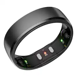RINGCONN - 123030905 Gen 2 Ultra-Thin Smart Ring with Sleep Apnea Monitoring and Health Tracking (Size 9; Matte Black) - Black - (2025)