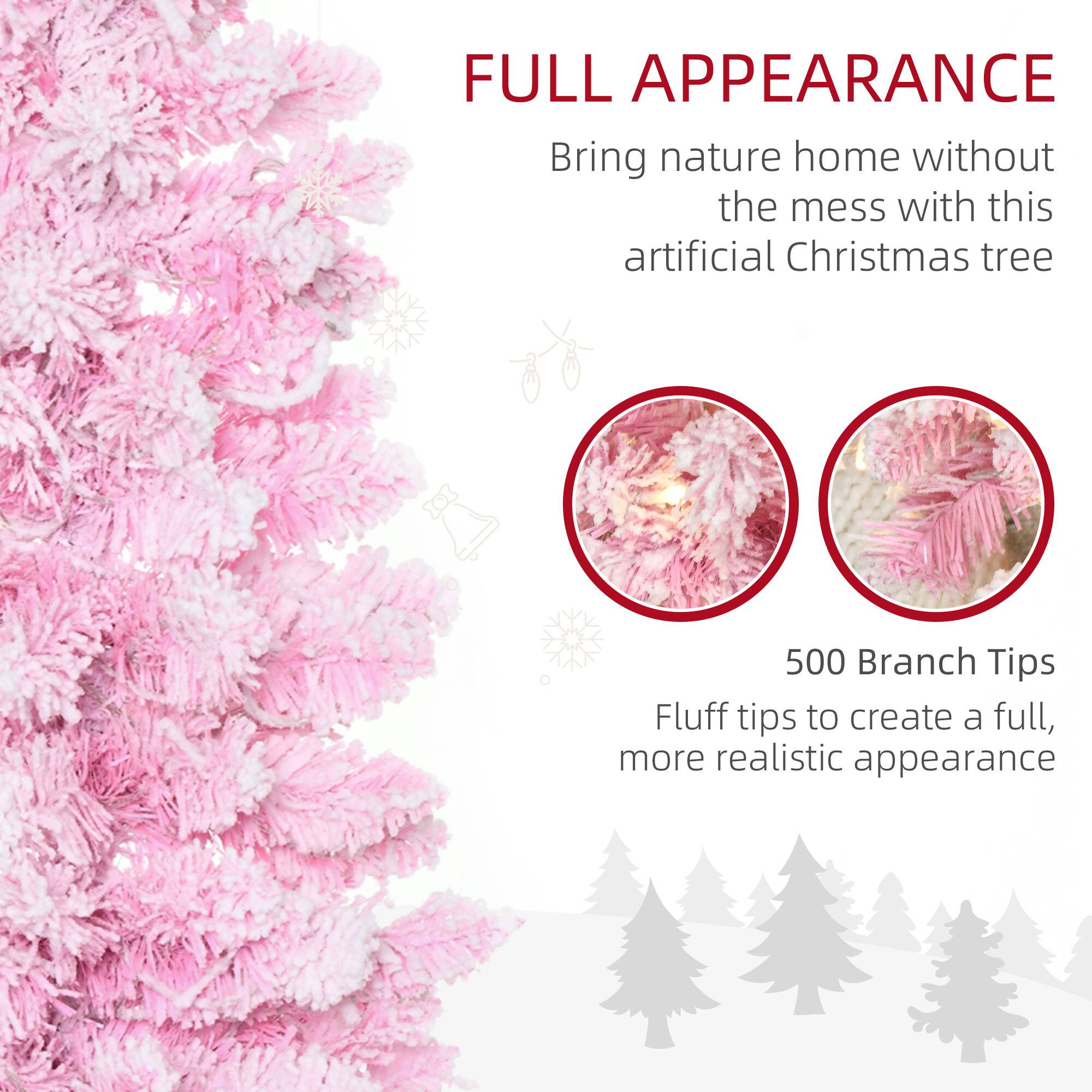 FULL APPEARANCE  
Bring nature home without the mess with this artificial Christmas tree  

500 Branch Tips  
Fluff tips to create a full, more realistic appearance